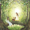 Bijdehansje Postcard Fairies with Squirrel | Conscious Craft